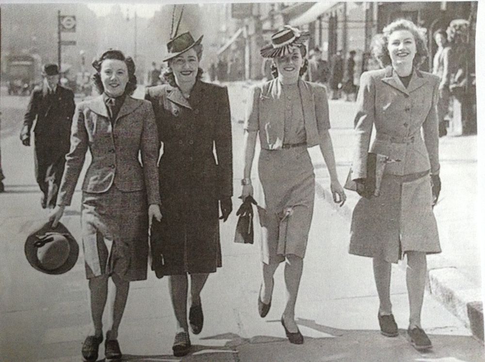 four sisters black and white image